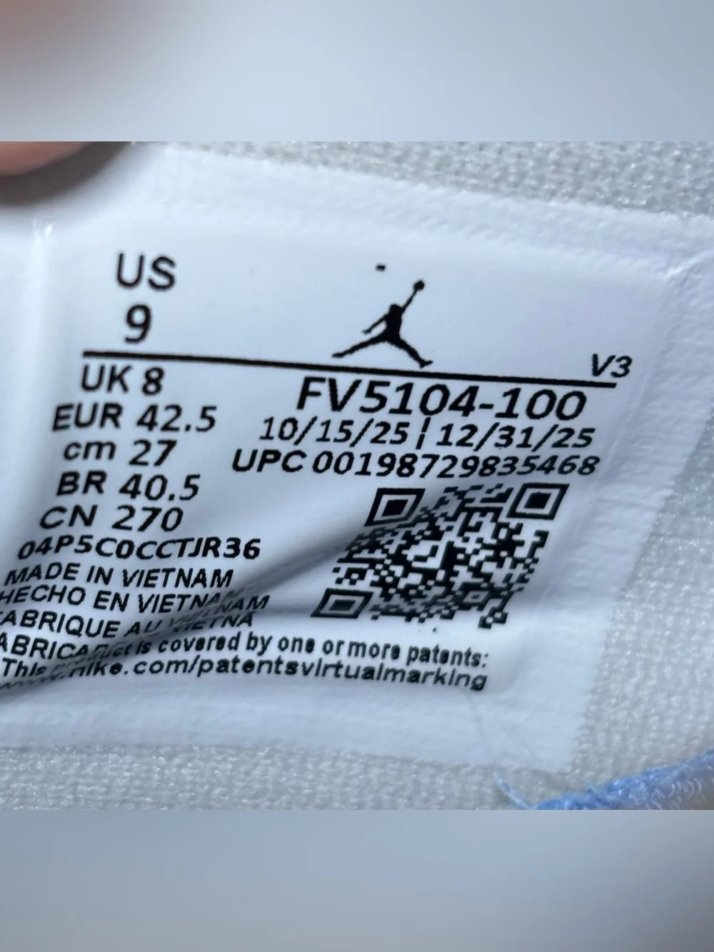 Jordan 11 Retro Low UNC 2026 Size 9